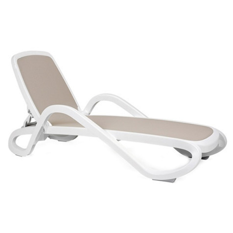  Nardi Alfa Espreguiçadeira Branca - Rede Tortora